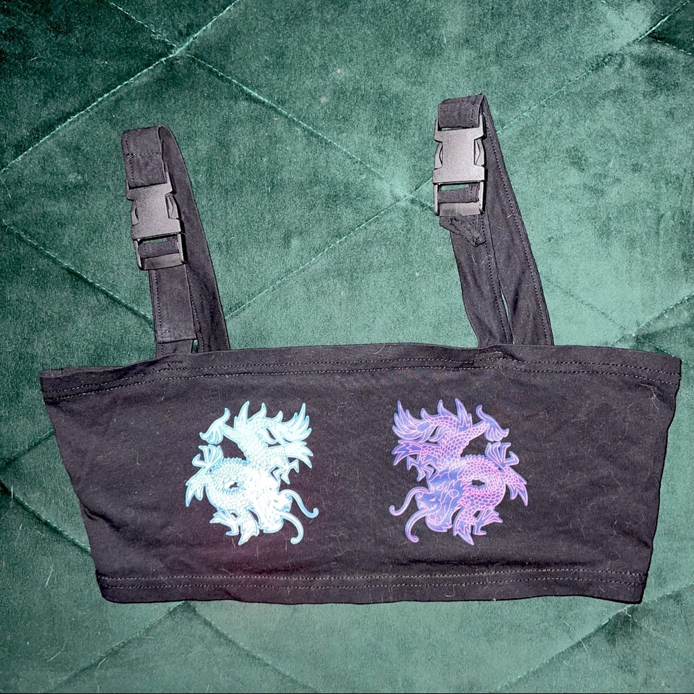 Dragon Buckle Crop Top